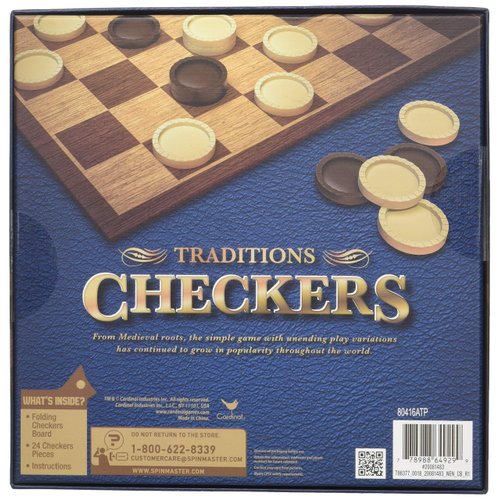 Checkers 13”x13” Board Game in Box