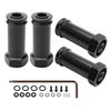 Rchobbytop Pack of 4 Aluminum 12mm Wheel Hub Hex Adapters 30mm Extension Offset Upgrade Parts for Traxxas Slash 4x4 HQ 727 1/10 RC Short Course Truck, Black