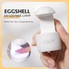 GAOY Mini UV Light for Gel Nails, Small Nail Cure Light, Eggshell LED Nail Lamp, USB Nail Dryer for Fast Curing, White