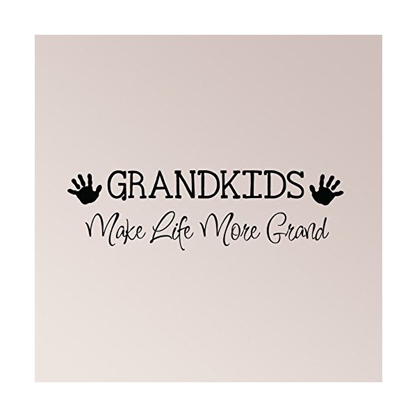 36"x12" Grandkids Make Life More Grand Wall Decal Sticker Art Home Decor