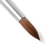 Rolabling Professional Red Wooden Nail Brush Kolinsky Sable Hair Nail Tool Acrylic Nail Art Brush (Size 12)