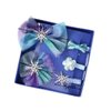 5 pcs Snowflake Bow Hair Accessories Set Blue Crocodile Hair Clip Christmas Snowflake Hair Clip, Princess Dress Up Set MeshHair Pin Girls And Women