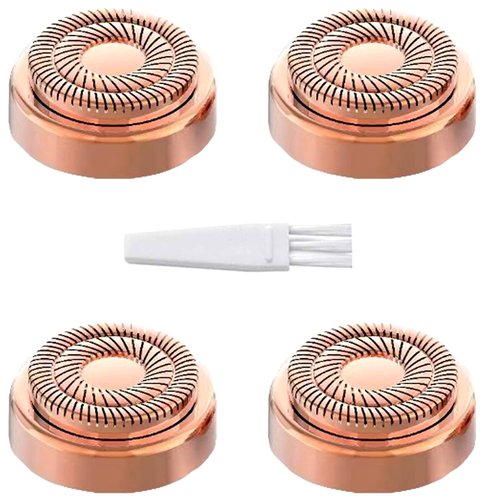 Replacement Heads for Finishing Touch Flawless Generation 2 Facial Hair Remover, 4 Count