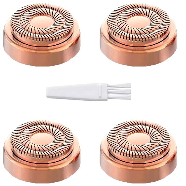 Replacement Heads for Finishing Touch Flawless Generation 2 Facial Hair Remover, 4 Count