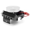 KYX Racing Alloy Motor Heatsinks & Cooling Fan for RC Crawler Car Axial SCX10 II 90046 Wraith D90 TRX4 540/550 Motor Accessories