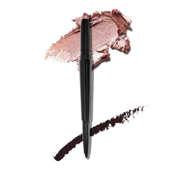 LAURA GELLER NEW YORK Swipe-n-Line Dual-Ended Eyeshadow + Eyeliner - Classic (Onyx/Champagne) - Cream Eyeshadow & Smooth Glide Eyeliner - Waterproof & Crease-free Color