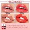 JunKuJK 2 Colors Lip Tint Stain Set,Lip Stain Long Lasting Waterproof Mini Liquid Lipstick for Lip & Cheek & Eye,Moisturizing Non-sticky Lip Tint Gloss Makeup