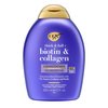 OGX Thick & Full + Biotin & Collagen Volumizing Conditioner for Hair with Vitamin B7 & Hydrolyzed Wheat Protein, Paraben-Free, Sulfate-Free Surfactants, 13 fl oz