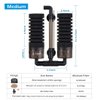hygger Sponge Filter, Aquarium Filter Double Sponge Replaceable Media with 4 Biochemical Sponges and 1 Bag of Filtered Ceramic Balls Ultra Quiet Filter Fish Tank (S/M) (M for 15 to 55 Gallon Tank)