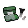 STAT Fitness Powdered Supplement Case (Green) - Portable Protein Powder Supplement Container - BPA Free