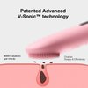 NågraCoola CLIE Facial Cleansing Brush, Waterproof and Rechargeable Electric Face Scrubber for Men & Women, Exfoliating, Massaging, and Cleansing - Pink