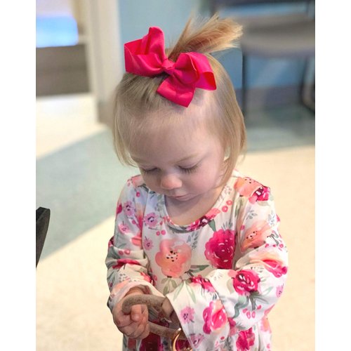 CÉLLOT 40 Pieces 4.5 Inch Hair Bows for Girls Clips Grosgrain Ribbon Boutique Hair Bow Alligator Clips For Girls Teens Toddlers Kids in Pairs