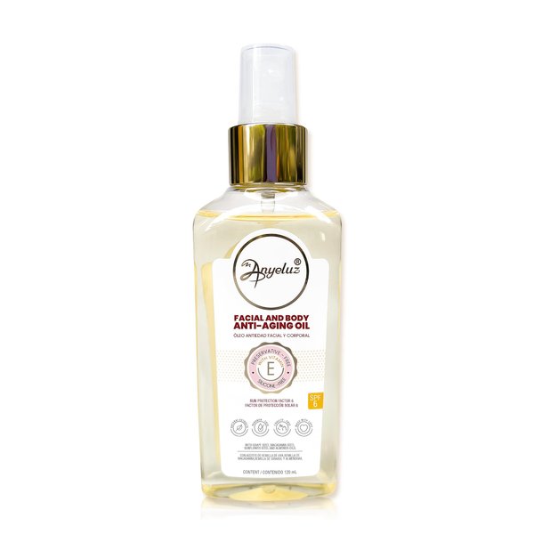 Anyeluz Anti-Aging Skin Oil, Dry Skin Moisturizer, Prevents Premature Aging, Expression Lines, and Stretch Marks, Paraben Free