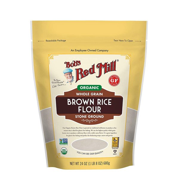 Bob's Red Mill Organic Whole Grain Brown Rice Flour 24 Ounce