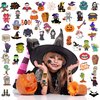 Halloween Temporary Tattoos Stickers for Kids Funny Halloween Themed 96PCS Birthday Party Supplies Favors Funny Cool Super Cute Fake Tattoos Party Decorations Boys Girls School Rewards Gifts