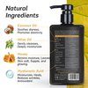 AUTHENTIC BATH & SOAP All Natural - Honey & Oatmeal Body Wash - with Vitamin E & Hyaluronic Acid, Moisturizing for Sensitive & Acne Prone Skin Shower Gel, Men & Women, Paraben Free 16.9 Fl Oz