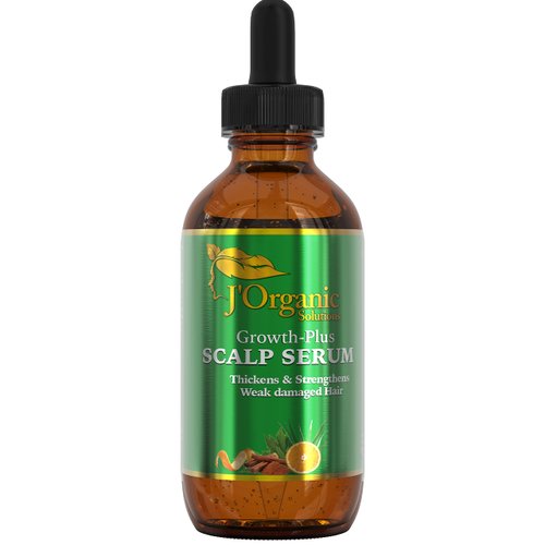 J'Organic Solutions Growth-Plus Scalp Nourishing Oil 4 Oz