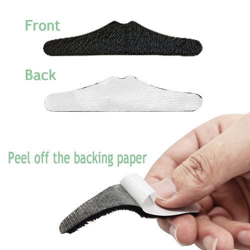 48 Pcs Self Adhesive Fake Mustaches,Hairy Fake Facial Hair,Novelty False Mustache for Birthday,Halloween,Party Supplies,Masquerade,Black