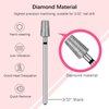 Rolybag Cuticle Nail Drill Bits Tapered Barrel Cuticle Drill Bit for Nail Diamond Drill Bits 3/32” Professional Safety Cuticle Clean Drill for Electric Remove Cuticle Dead Skin Manicure Tools (Coarse)