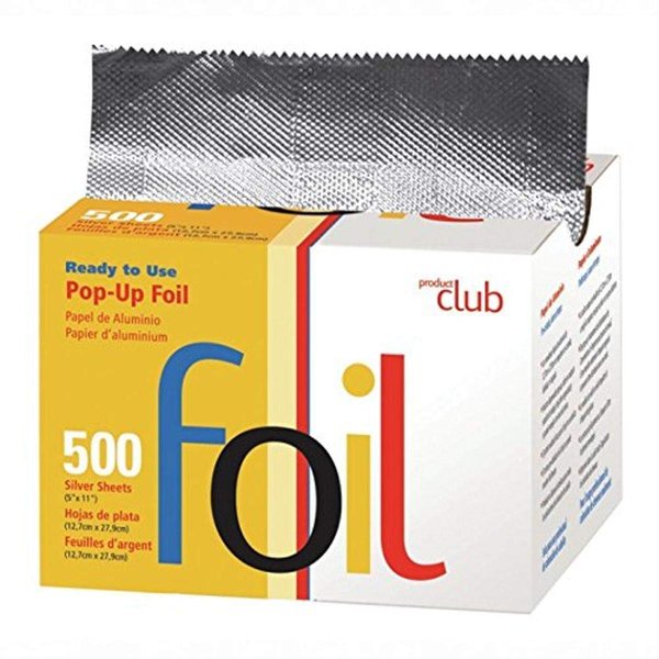 Product Club Aluminum Foil Sheets, Silver, 5 x 11 Inch, 500 Count