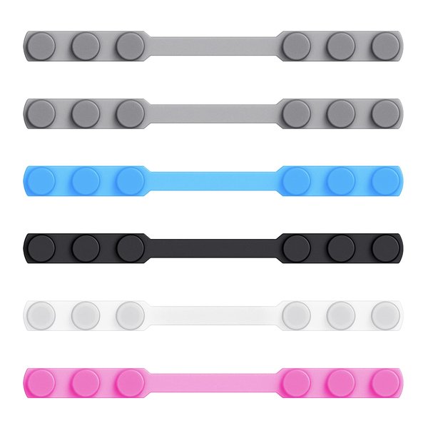 Mask Strap Extender Masks Ear Saver Adjustable Face Mask Holder Extension Hook Protectors Ear Pain Relieved Anti-Tightening Anti-Slip Buckle for Kids Adults Silicone Mask Accessories 6 Pack