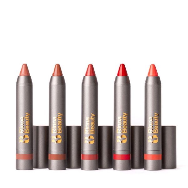 Rinna Beauty Thick Stick Lip Crayon - Luxe - Long Lasting Lipstick, Moisturizing Creamy Formula with Hydrating Oils & Extracts, Built-In Sharpener, Vegan, Cruelty Free, Sulfate Free, Gluten Free, 1 ea