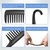 1.8 Inch (43mm)- Round Hair Brush for Blow Drying & Styling Nano Technology Ceramic Ionic - Premium Brush with Boar Bristles and Nylon + Bonus 4 Duckbill Hair Clips