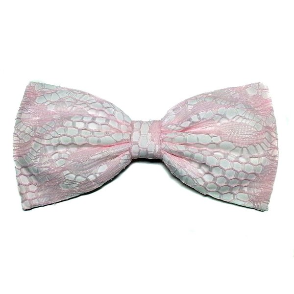 Pastel Pink Lace Hair Bow- Baby Pink, Lolita, Light Pink- For Girls, for Teens, for Women (Headband)