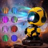 YAYZA! Galaxy Projector Starry Night Light, Little Bee Astronaut Star Projector, Starry Nebula LED Lamp with Remote, Kids Room Timed Decor Aesthetic for Children's Day, Christmas, Birthday