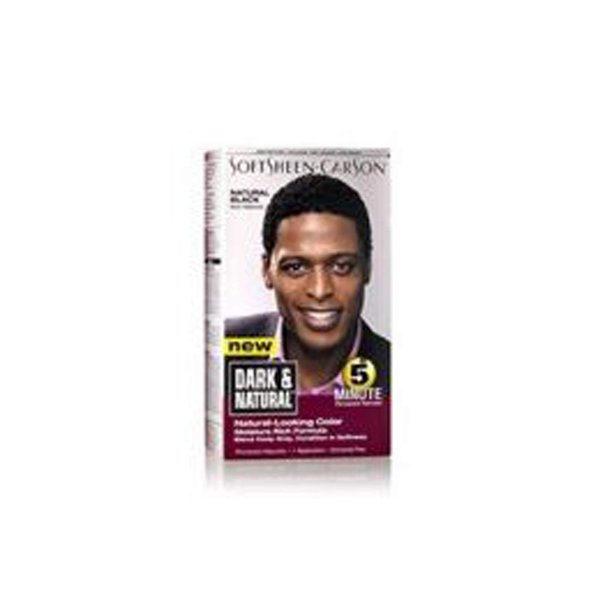 Dark and Natural Men's 5 Minute Hair Color 3, Jet BLack, 1 ea