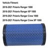MOCW 2 Pcs Blue 7082265 Air Filter Fit for 2018 2019 2020 2021 2022 2023 Polaris Ranger 1000, Ranger Crew XP 1000, Ranger XP 1000 (all models)