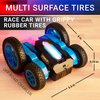 Force1 Tornado LED Remote Control Car for Kids - Double Sided Fast RC Car, 4WD Off-Road Stunt Car with 360 Flips, All Terrain Tires, LEDs, Rechargeable Toy Car Batteries, and Easy Remote