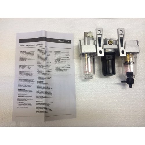 THB 1/4 Mini Combination Filter Regulator Lubricator AIR LINE PARTICULATE Filter Moisture Trap Lubricator Oiler Regulator