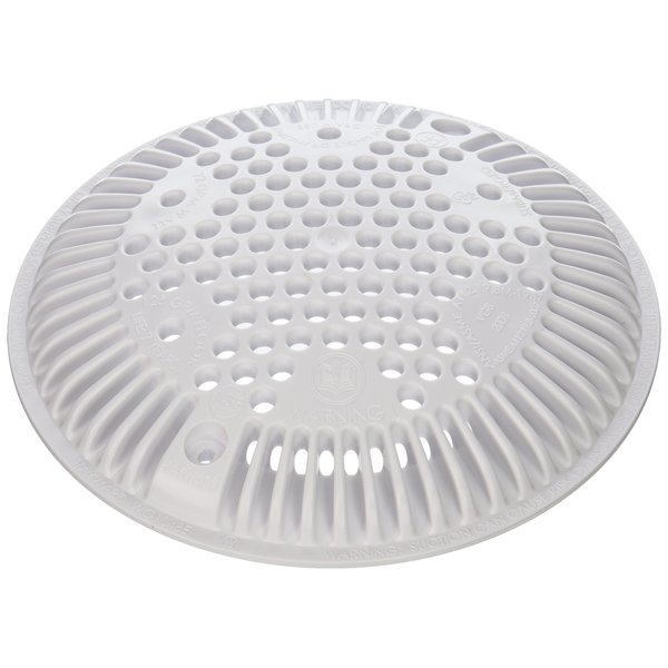 Hayward WGX1048E 8-Inch White Cover Replacement for Hayward Suction and Dual Suction Outlet