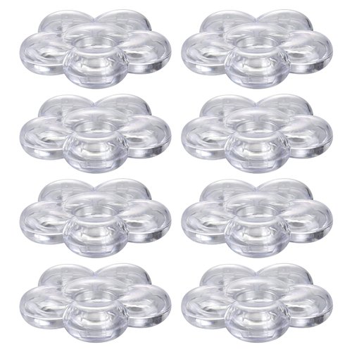 Beaupretty 8PCS Clear Empty Eyeshadow Palette Makeup Organizer Eyeshadow Storage Box Case Lipstick Pigment Palette Tray