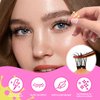 Self-adhesive Lash Clusters 55Pcs Cluster Lashes Cluster Eyelash Extensions Mix8-16mm Sticking Eyelashes Clusters Wispy DIY Eyelash Extension Thin Band For Makeup at Home by W(02)