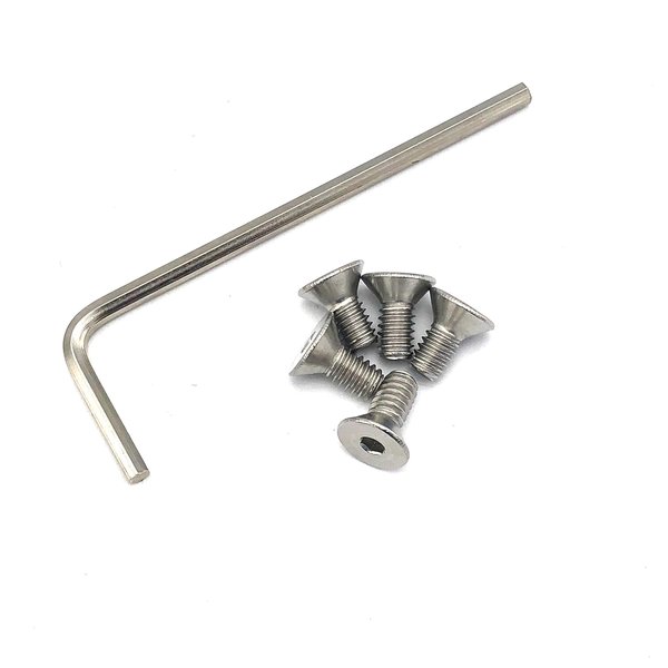 American Racing Wheels 970076 Replacement Cap Screw Set - 5 Screws & Key