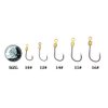 Fishing Hook with Leader,5 Hooks Fishing Rig-7 Strands Nylon Coated Fishing Leader with Swivle,Snap,Hooks