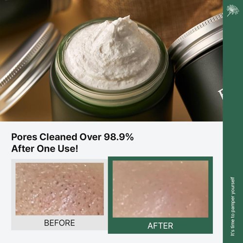 ERIGERON Soy Yogurt Pack Cleanser Pore Deep Cleansing Foam, Facial Cleanser, for Double Cleansing, Soy, Heartleaf, Glycerin, Face Wash, Blackhead Remover, Korean Skincare (100ml/3.38 fl.oz.)