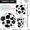 Lewtemi 100 Pcs Cow Print Party Supplies Kit, Include Napkins, Plates, Cups, Straws for Farm Animal Theme Birthday Party Picnic Decoration