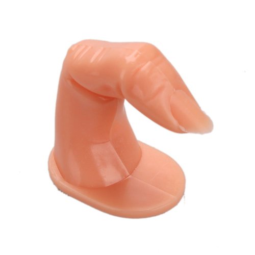 Olymstore(TM) 5pcs Make up Nail Art Kit Plastic False Finger Practice Training Display Tool