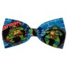 Super Heroes Hair Bows-Sci Fi Characters, Horror (Group 2) (Alligator Clip, Blue Turtles)