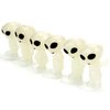 Glow in The Dark Alien Figurines for Kids - 50 Pcs Small Halloween Party Favors - Goodie Bag Fillers - Pinata Stuffers - Halloween Toys - Bulk Gifts for Kids - Vending Machine Toy - Easter Toys