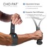 Cho-Pat Tennis Elbow Support Strap, Adjustable Compression Forearm Support for Tennis Elbow Treatment, Overuse Syndromes, and Muscle Strains, Small, Made in the USA