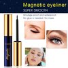 Alcastar Magnetic Eyelashes,Magnetic Eyelashes Natural Look,Magnetic Eyeliner Eyelash Kit,Magnetic Lashes Mink,Waterproof, Long Lasting, Magnetic,Easy to Apply, (Kit-A4: 10 paris+4 tubes)