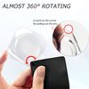 MAGDEPO 2pcs Mini Pocket Magnifier 6X Magnifying Lens Portable Size and B6 Size Page Magnifying Lens for Reading, Maps, Labels, and Inspections