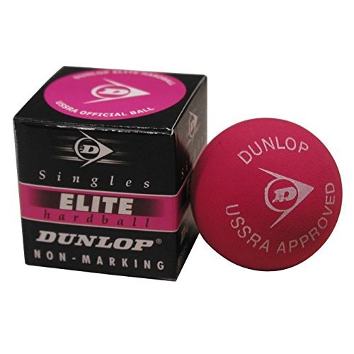 Dunlop Elite Singles (Hard Ball) Squash Ball (1-Ball)