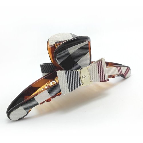 Meilliwish Noble Beautiful Lady Hair Claw Clip 1 PCS (D25)(Black)