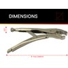 Hot Max 24124 Oxy-Acetylene Hose Crimping Tool, Locking Plier Type