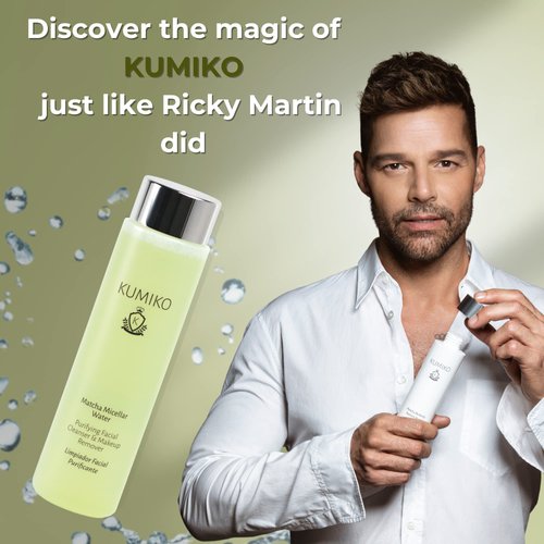 KUMIKO Hydrating Micellar Cleansing Water Infused - A Gentle & Natural Facial Cleanser for All Skin Types - Leaves Skin Supple & Hydrated - Effortlessly Removes Makeup & Impurities - 10.16 oz